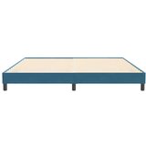 Box Spring krevet bez madracem tamnoplavi 200x210 cm baršun | shoptok.hr