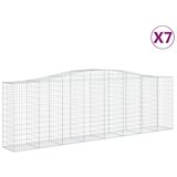  Lučne gabionske košare 7 kom 400x50x120/140cm pocinčano željezo | Eponuda.com