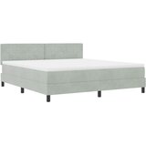  Krevet s opruga kutije Svijetlo siva 180 x 200 cm Baršun | shoptok.hr