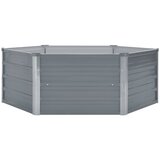  Vrtna Visoka Posuda za Biljke 129x129x45cm Pocinčani čelik boja | shoptok.hr