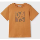 Mayoral Otroška bombažna kratka majica oranžna barva