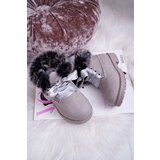 Boto Children's Boots Trapper Boots Warmed With Fur Grey Tesoro | shoptok.hr