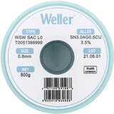 Weller WSW SAC L0 spajkalna žica\, neosvinčena tuljava Sn3\,0Ag0\,5Cu 500 g 0.8 mm, (20428450) Cene