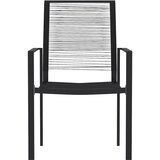  9-dijelni vrtni blagovaonski set crni | shoptok.hr