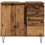  Kupaonski ormarić za umivaonik boja drva 65 x 33 x 60 cm drveni | Eponuda.com