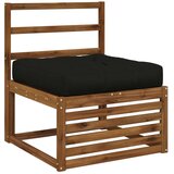  Jastučić za sjedalo od 1 dijela VIANEN 100% poliester Crna - Crna 70 x 70 x 12 cm 1 | shoptok.hr