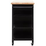 Premier Housewares Servirni voziček na kolesih iz masivnega kavčukovca 48x105 cm Frankfurt – | Shoptok.si