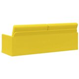SOFA za 3 osobe Svijetlo žuta 220 x 81 x 82 cm Tkanina - Svjetložuta 210 cm | shoptok.hr