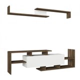 Hanah home dream white walnut polica za tv