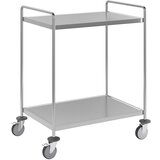 Kongamek Zvarjen nivojski voziček iz nerjavnega jekla, DxŠxV 825 x 575 x 1010 mm, 2 nivoja Cene