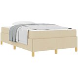  Krevetna konstrukcija s madracem Krema 120 x 190 cm tkanina | Eponuda.com