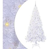  Umjetno božićno drvce s stalakom Bijelo 210 cm PVC i čelik | shoptok.hr