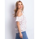 Factory Price Blouse-270-BZ-111580.00X-white-pink | Shoptok.si