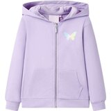 vidaXL Otroški pulover s kapuco lila 92 | Shoptok.si