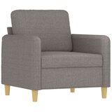  3-dijelni set sofa s jastucima smeđesivi od tkanine | shoptok.hr