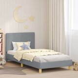  Otroški posteljni okvir z vznožjem Svetlo siva 80 x 200 cm, (5000104766) | Shoptok.si