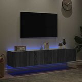  Zidni TV ormarići LED 2 kom siva boja hrasta 80x35x31 cm | shoptok.hr