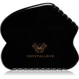 Crystallove Black Obsidian Contour Gua Sha pomagalo za masažu 1 kom | shoptok.hr