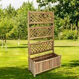 Furnova Visoka greda z mrežo iz bambusa 70 cm, (21921785) | Shoptok.si
