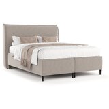 Maison de Rêve Sivi/bež tapecirani bračni krevet s prostorom za odlaganje 180x200 cm Draco – | shoptok.hr
