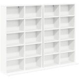 Cd ormar 2 kom. Bijela 65 x 23,5 x 97,5 cm Konstruirano drvo | shoptok.hr