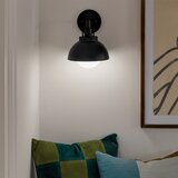 Kichler KL-NIVA-1W-1P-BK - Zidna lampa NIVA 1xE27/40W/230V crna | Eponuda.com