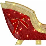  Reindeer vuče saonice Topla bijela 151 x 28 x 128,5 cm tkanina | shoptok.hr