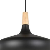 Eglo visilica Sabinar 900163, 1x E27, Ø40 cm, crna i drvo | shoptok.hr
