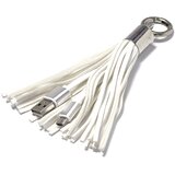  USB kabl sa priveskom Micro USB beli | Eponuda.com
