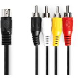 Audio kabal 4xRCA na DIN 5PIN 1m | Eponuda.ba