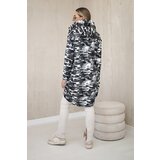 Kesi Long back hoodie camo gray+black | Shoptok.si