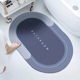  Neklizajuća upijajuća prostirka za kupatilo BathMath, Plava Cene