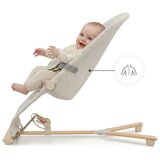 Kinderkraft Ležaljka MIMI, bež lesena | Shoptok.si