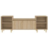 TV ormarić boja hrasta sonome 160x35x55 cm konstruirano drvo | shoptok.hr