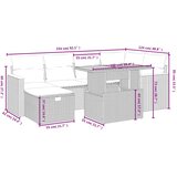  7-dijelni set vrtnih sofa od poliratana s jastucima bež | shoptok.hr
