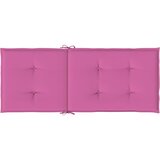  Jastuci za stolicu s visokim naslonom 4 kom ružičasti tkanina 120 x 50 x 3 cm | Shoptok.si