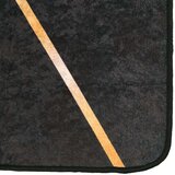  Perivi tepih crno-zlatni 120 x 180 cm protuklizni | shoptok.hr