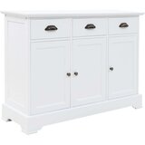 vidaXL Komoda s 3 vrata od MDF-a i borovine 105 x 35 x 77,5 cm | shoptok.hr