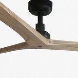 Faro 34282 - Plafonski ventilator KLIM L, borovina/crna, prečnik 150 cm, sa daljinskim upravljačem | Eponuda.com