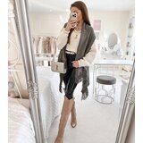 Gemre Gray fringe cardigan June | Shoptok.si