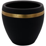 WALLXPERT decorative pot ibiza 15 black gold Cene