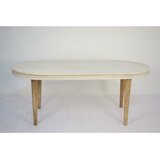  Blagavaonski stol DKD Home Decor Bijela zlatan Mesing Drvo Manga 180 x 90 x 76 cm | shoptok.hr