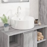 vidaXL Umivalnik bel 40x14,5 cm keramični okrogel | Shoptok.si