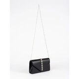 Shelvt Black clutch bag with decorative crystals | Eponuda.ba