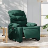 Maison Chic Električni naslanjač - Relax naslanjač temno zeleno blago, (22061659) | Shoptok.si