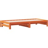  Dnevni krevet na razvlačenje voštano smeđi 90x200 cm | shoptok.hr