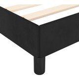  Posteljni okvir z vzglavjem črn 100x200 cm žamet, (20906702) | Shoptok.si