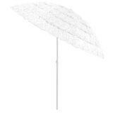  Suncobran za plažu Hawaii bijeli 240 cm | shoptok.hr