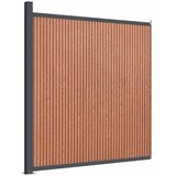 PANEL za ogradu smeđi 173 x 186 cm WPC | shoptok.hr