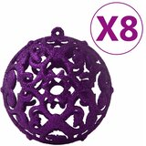  Set od 100 božićnih kuglica ljubičasti | shoptok.hr